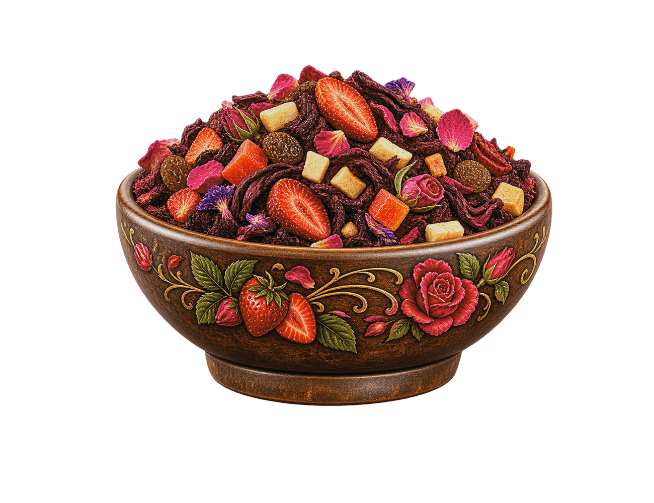 Клубничная роза